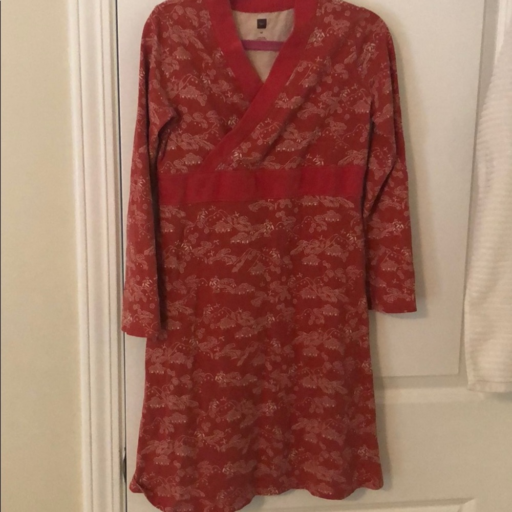 Tea brand red dress